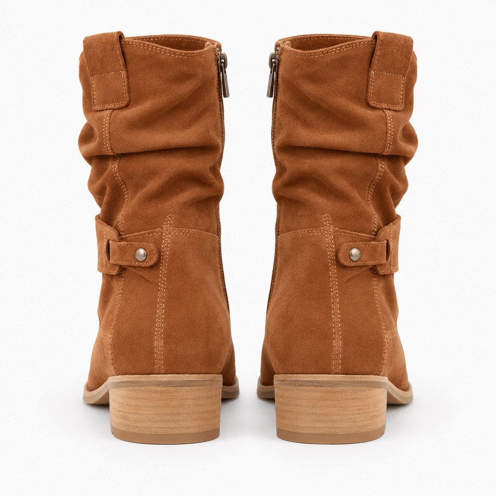 Women's Flat Suede Boots