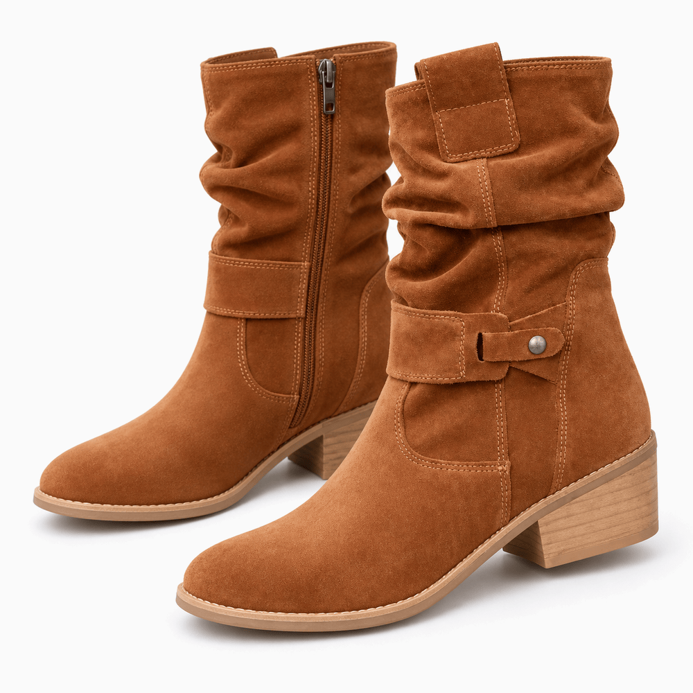 Women's Flat Suede Boots