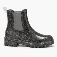 Women's Glitter Rubber Rain Boots