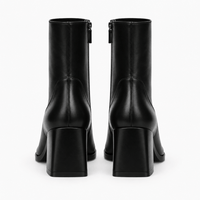 Women's Leather Heeled Ankle Boots