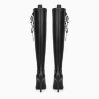 Women's Leather Heeled Lace-Up Ankle Boots