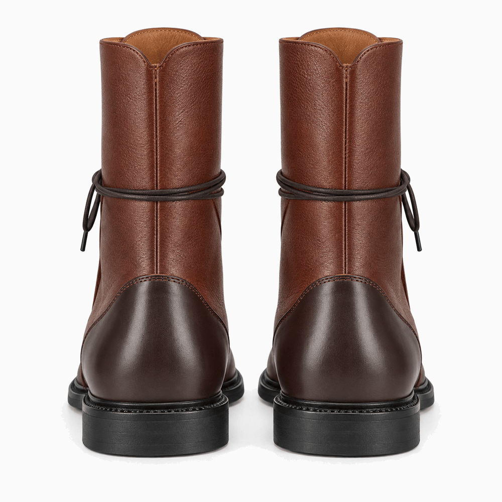 Women's Leather Lace-Up Boots