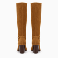 Women's Light Brown Leather Boots