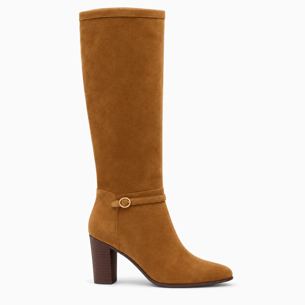 Women's Light Brown Leather Boots