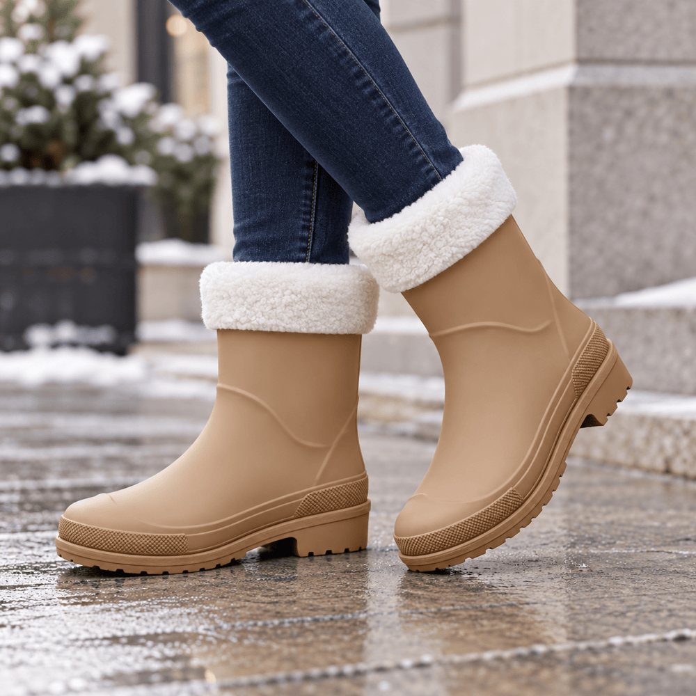 Women's Lined Rubber Rain Boots