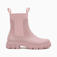 Women's Pink Rubber Boots