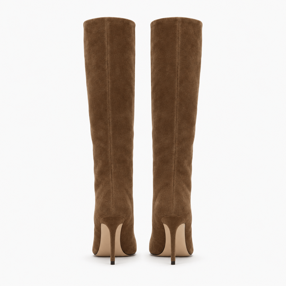 Women's Suede Stiletto-Heeled Boots