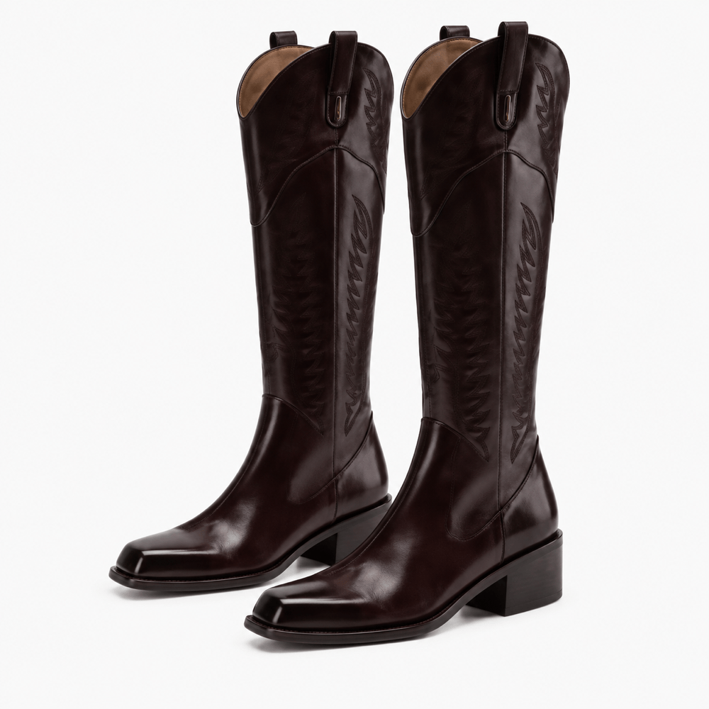 Women's Summer Leather Western Boots