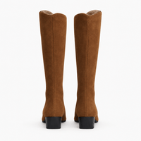 Women's Tall Brown Leather Boots
