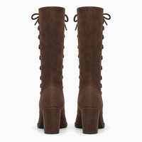 Women's Tall Leather Lace-Up Boots